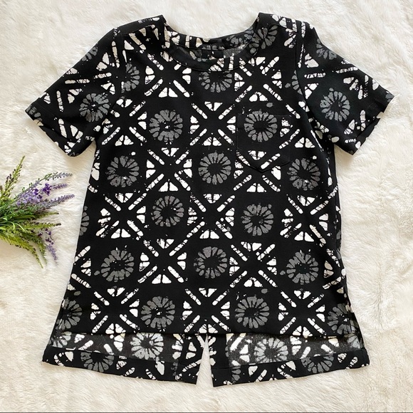 MADEWELL Industry Button Back Batik Top - Picture 5 of 10